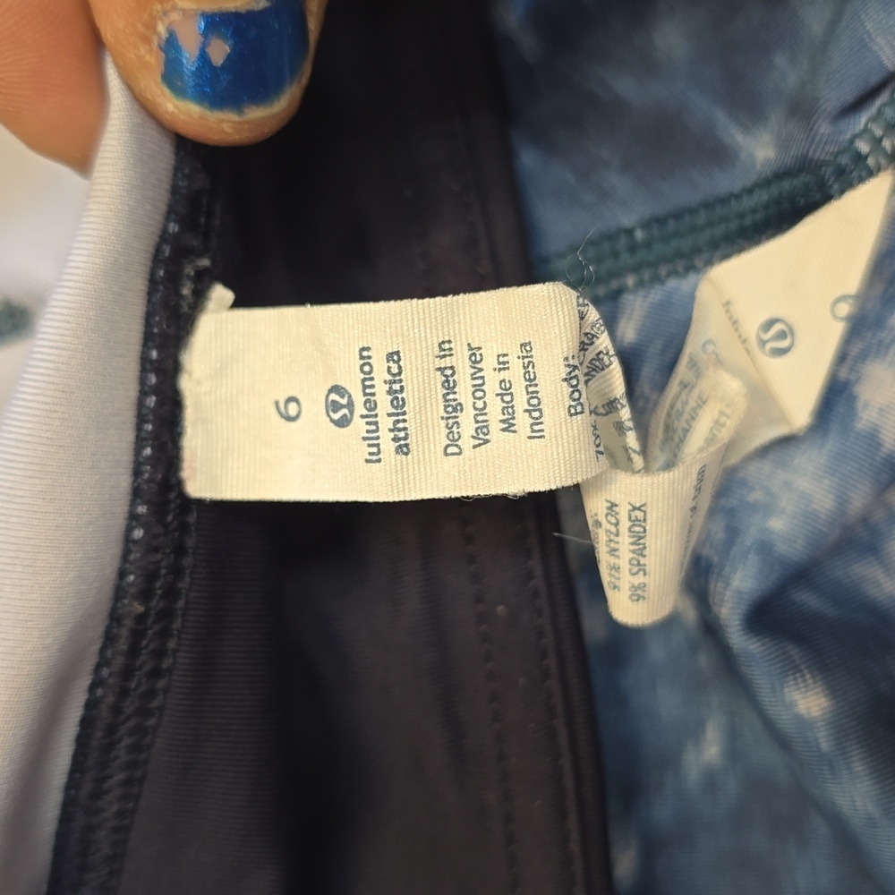 EUC Lululemon Speed Tight III *All Full-On Luxtreme Sea Side Silver Fox Alberta - Picture 8 of 10